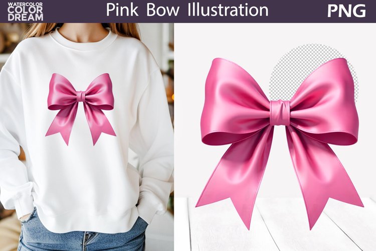 Pink Bow Clipart Image 12