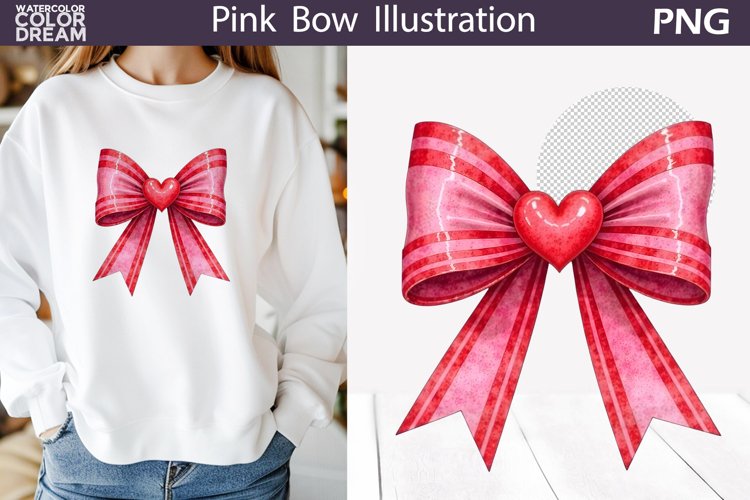 Pink Bow Clipart Image 5
