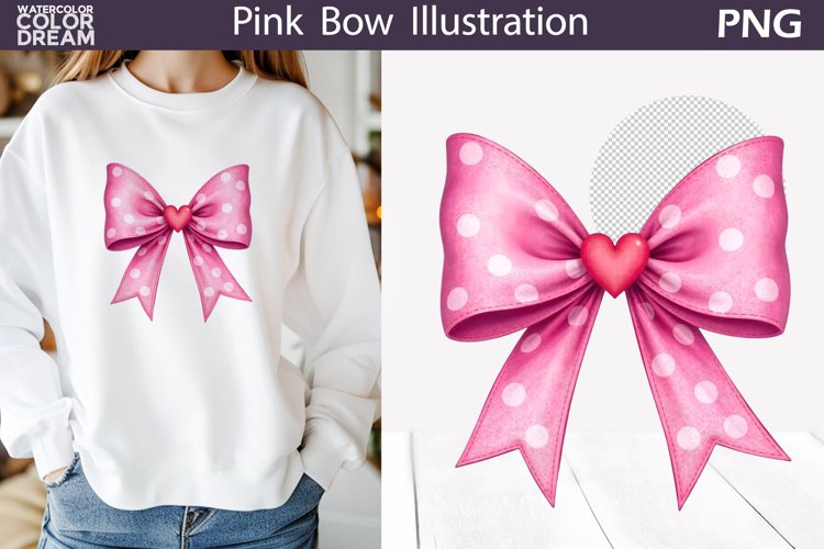 Pink Bow Clipart Image 5