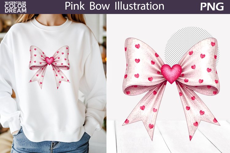 Pink Bow Clipart Image 4