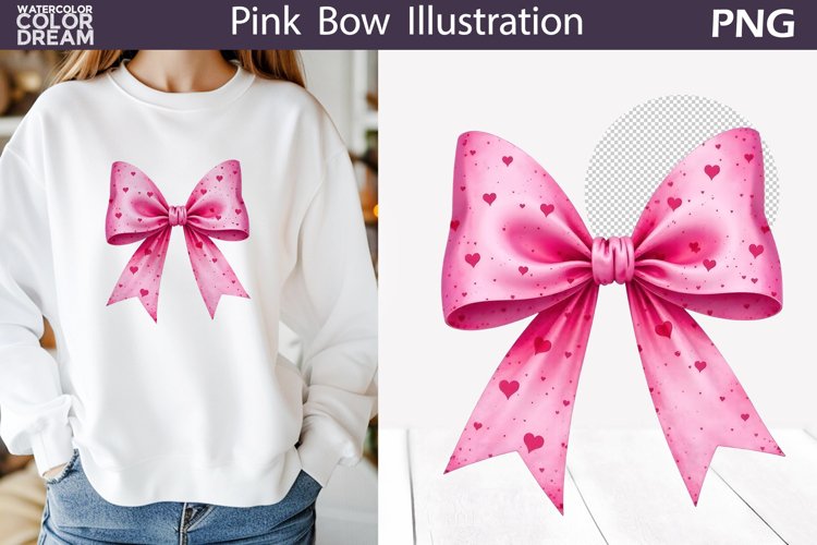 Pink Bow Clipart Image 9