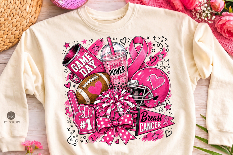 Pink Breast Cancer PNG, In October We Wear Pink Design