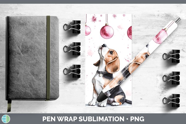 GorgeousPink Christmas Pen Wrap design.
