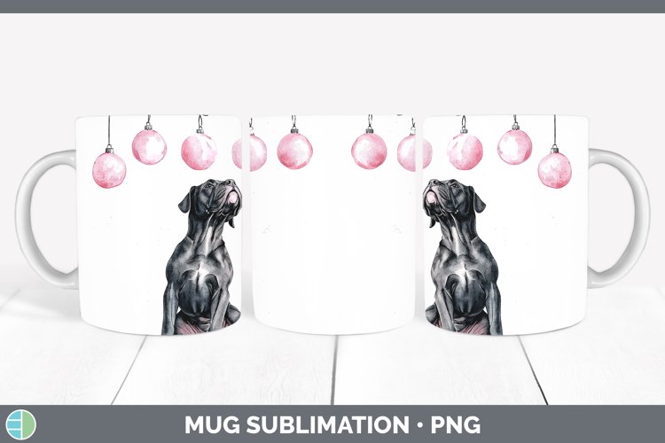 GorgeousPink Christmas Mug Wrap design.