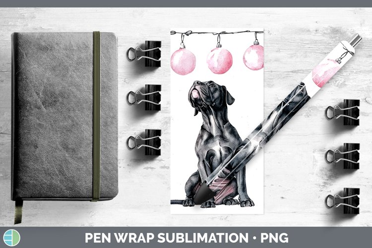 GorgeousPink Christmas Pen Wrap design.