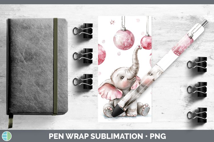 GorgeousPink Christmas Pen Wrap design.