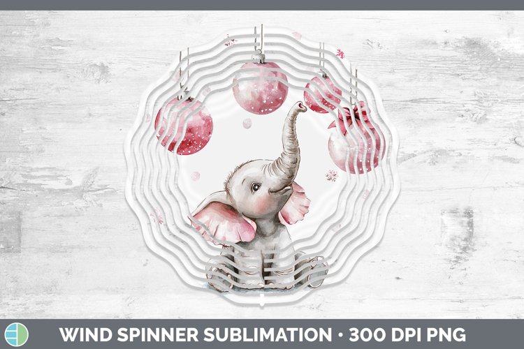 GorgeousPink Christmas Wind Spinner design.