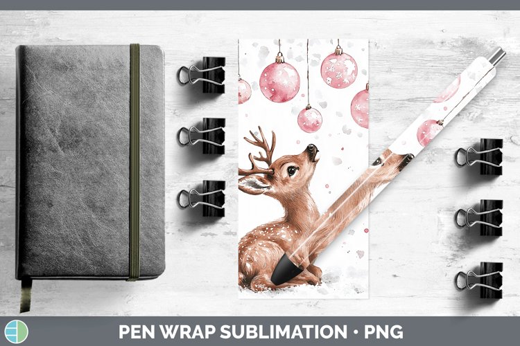 GorgeousPink Christmas Pen Wrap design.