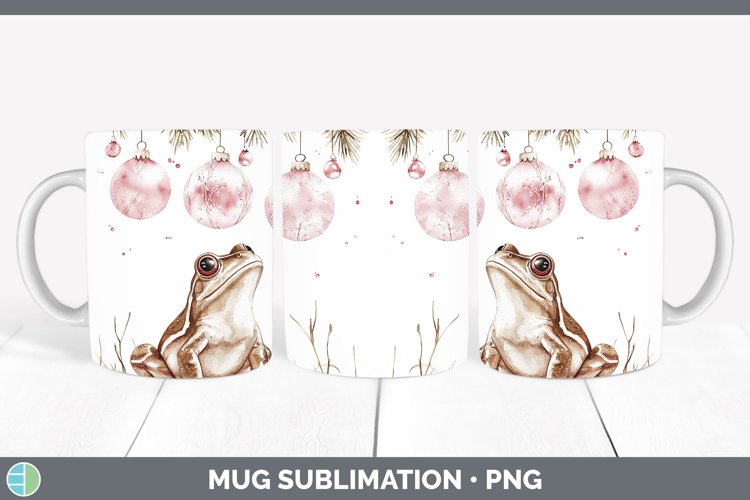 GorgeousPink Christmas Farm Mug Wrap design.