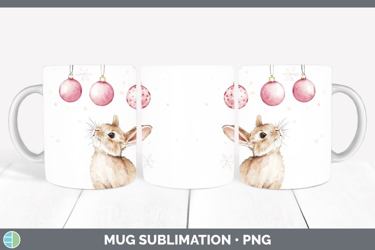 GorgeousPink Christmas Farm Mug Wrap design.