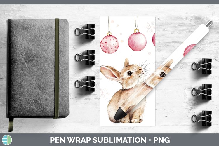 GorgeousPink Christmas Farm Pen Wrap design.