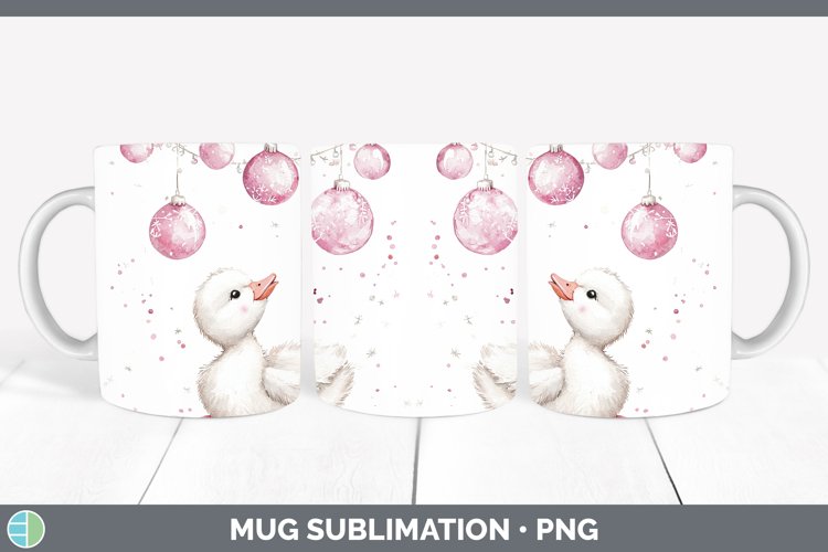 GorgeousPink Christmas Farm Mug Wrap design.