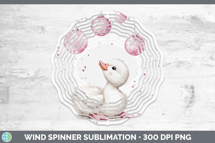 GorgeousPink Christmas Farm Wind Spinner design.