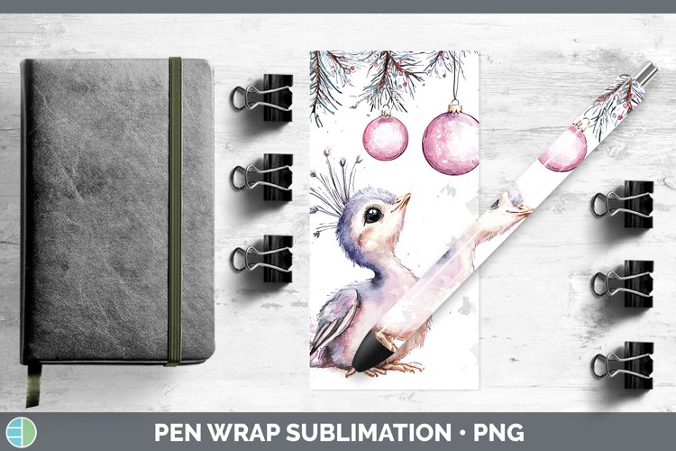 GorgeousPink Christmas Farm Pen Wrap design.