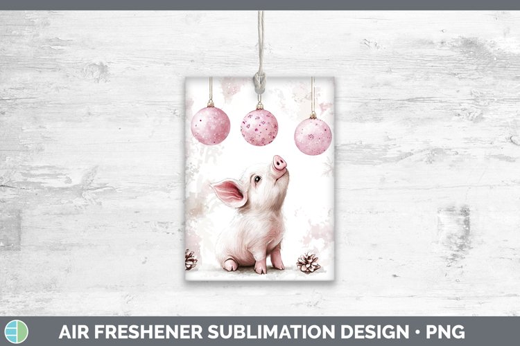 GorgeousPink Christmas Farm Air Freshener design.