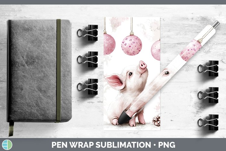 GorgeousPink Christmas Farm Pen Wrap design.
