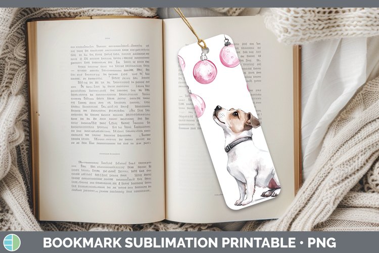GorgeousPink Christmas Bookmark design.