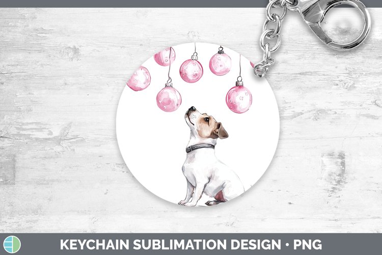 GorgeousPink Christmas Keychain design.