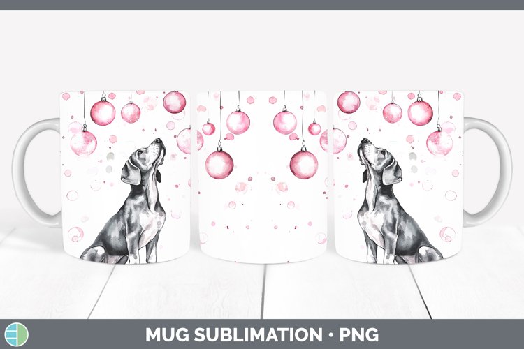 GorgeousPink Christmas Mug Wrap design.