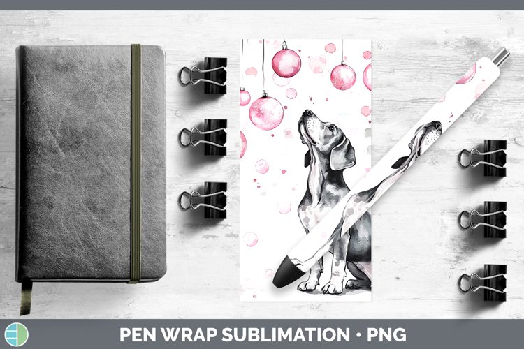 GorgeousPink Christmas Pen Wrap design.