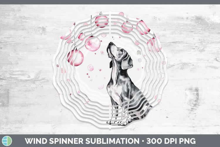 GorgeousPink Christmas Wind Spinner design.