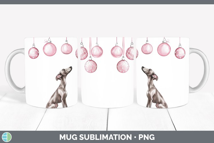 GorgeousPink Christmas Mug Wrap design.