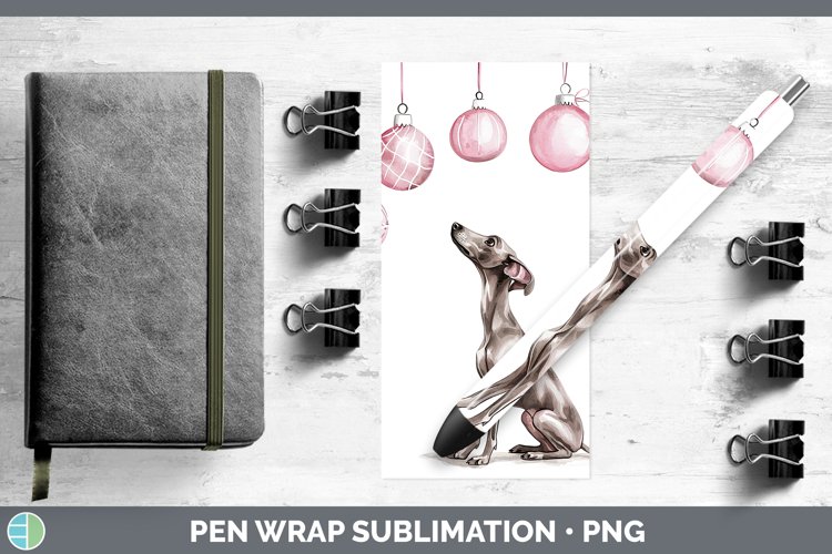 GorgeousPink Christmas Pen Wrap design.
