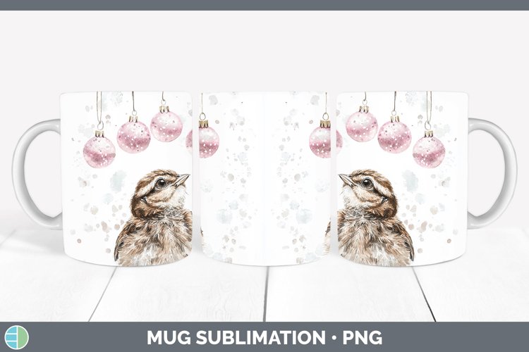 GorgeousPink Christmas Mug Wrap design.