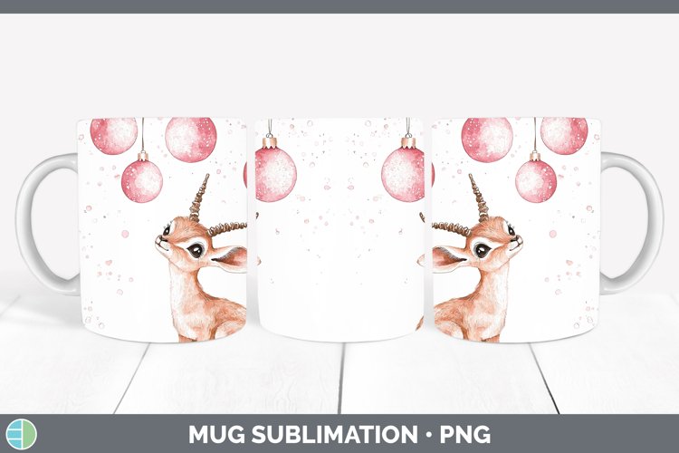 GorgeousPink Christmas Mug Wrap design.
