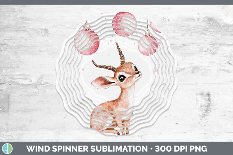 GorgeousPink Christmas Wind Spinner design.