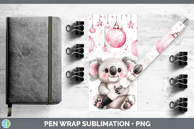 GorgeousPink Christmas Pen Wrap design.