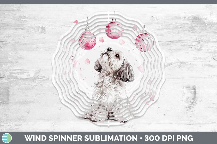 GorgeousPink Christmas Wind Spinner design.