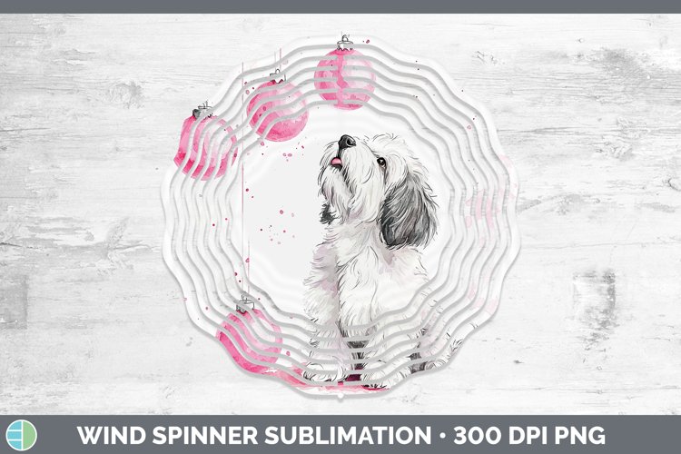 GorgeousPink Christmas Wind Spinner design.