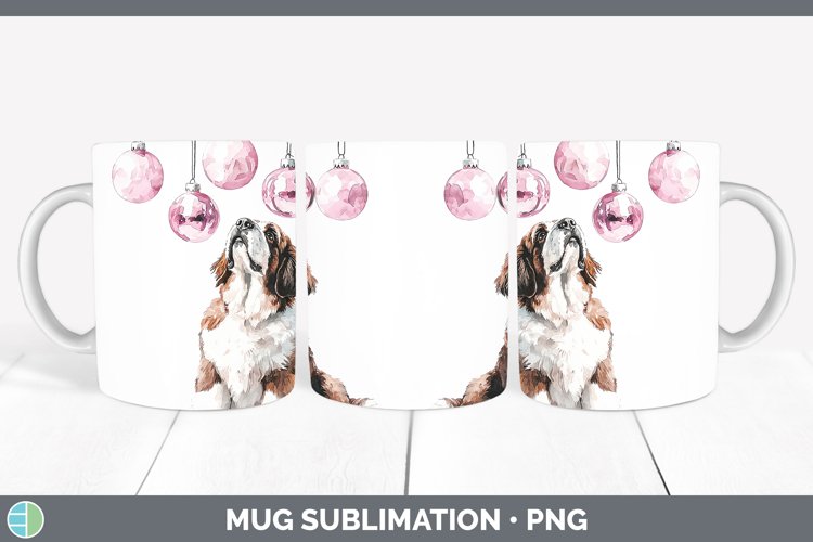 GorgeousPink Christmas Mug Wrap design.