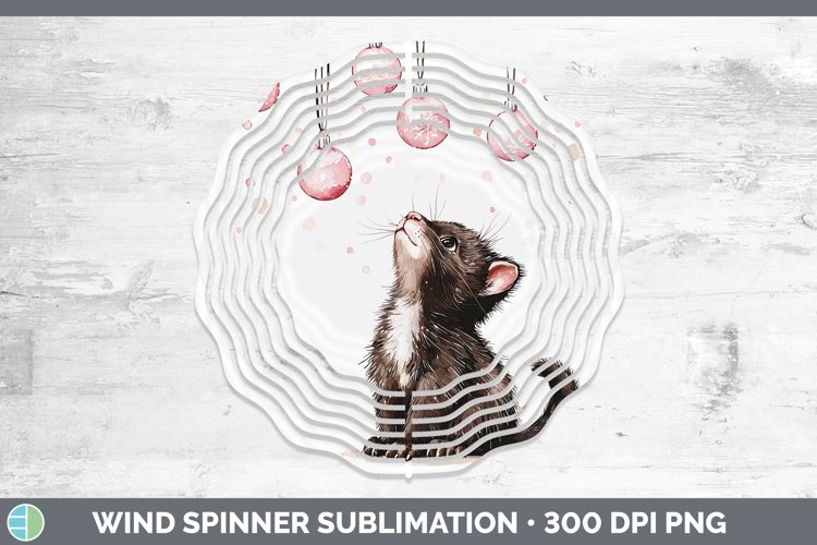 GorgeousPink Christmas Wind Spinner design.