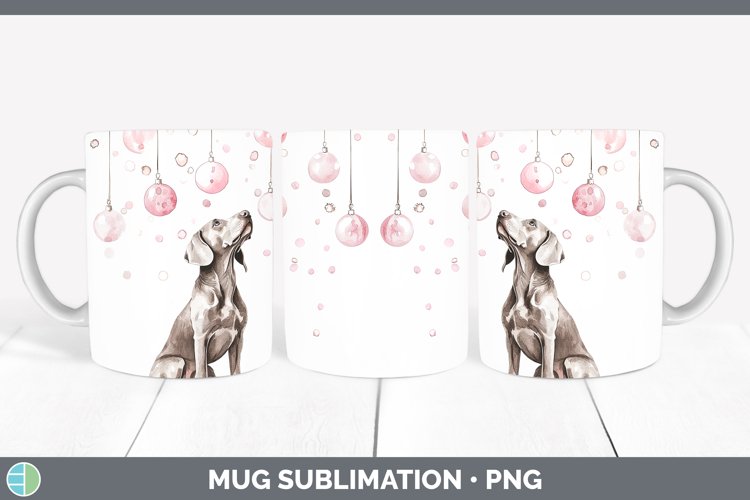 GorgeousPink Christmas Mug Wrap design.