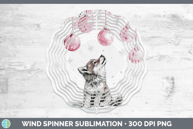 GorgeousPink Christmas Wind Spinner design.