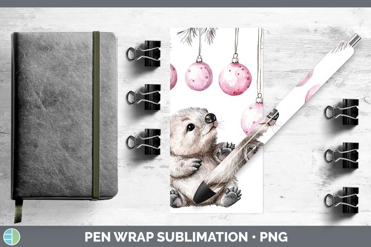 GorgeousPink Christmas Pen Wrap design.