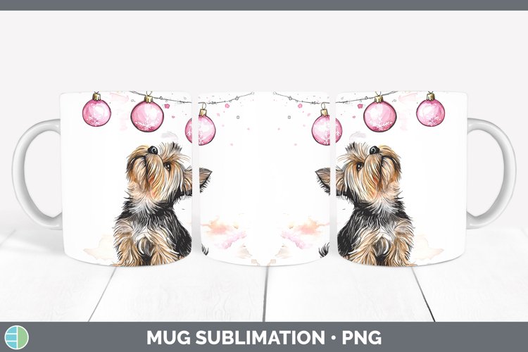 GorgeousPink Christmas Mug Wrap design.