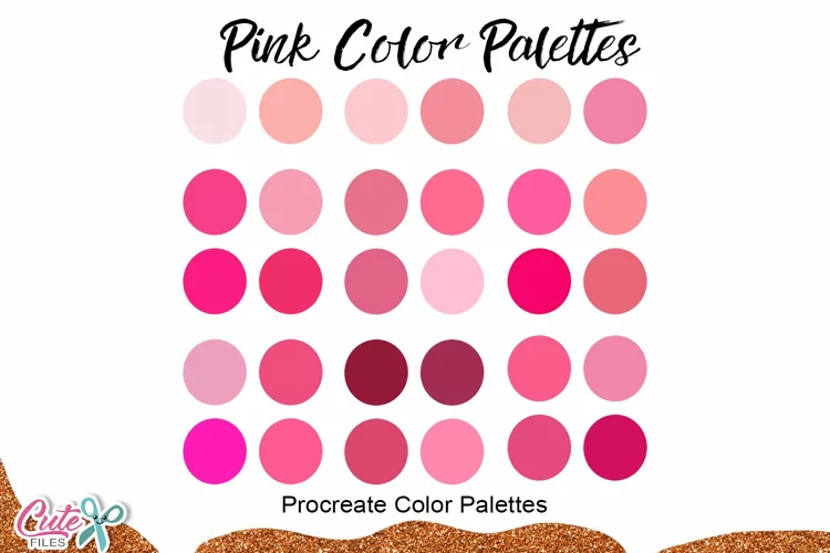 Pink Color Palettes for Procreate