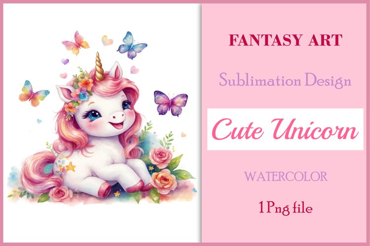 Rainbow Unicorn Clipart
