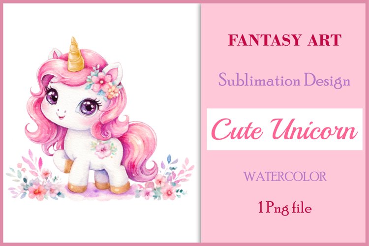 Rainbow Unicorn Clipart Image 21