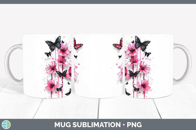 Pink Butterfly Clipart Image 7
