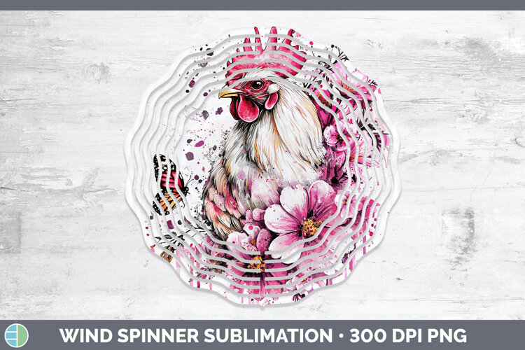 GorgeousPink Drips Wind Spinner design.