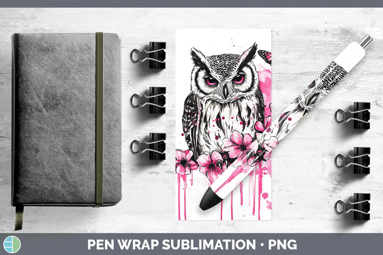 GorgeousPink Drips Pen Wrap design.