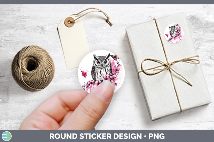 GorgeousPink Drips Stickers design.