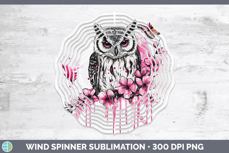 GorgeousPink Drips Wind Spinner design.