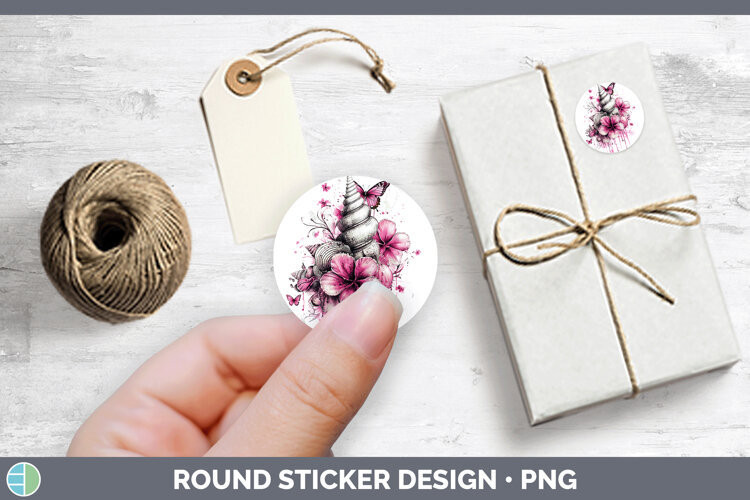 GorgeousPink Drips Stickers design.