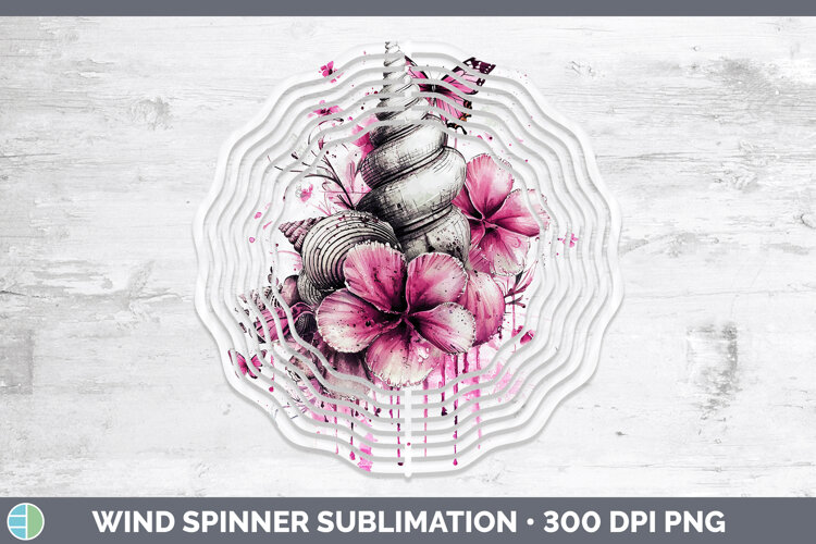 GorgeousPink Drips Wind Spinner design.