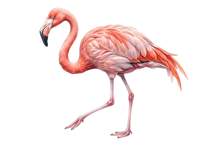 Pink Flamingo Png| Pink Summer Png example image 1